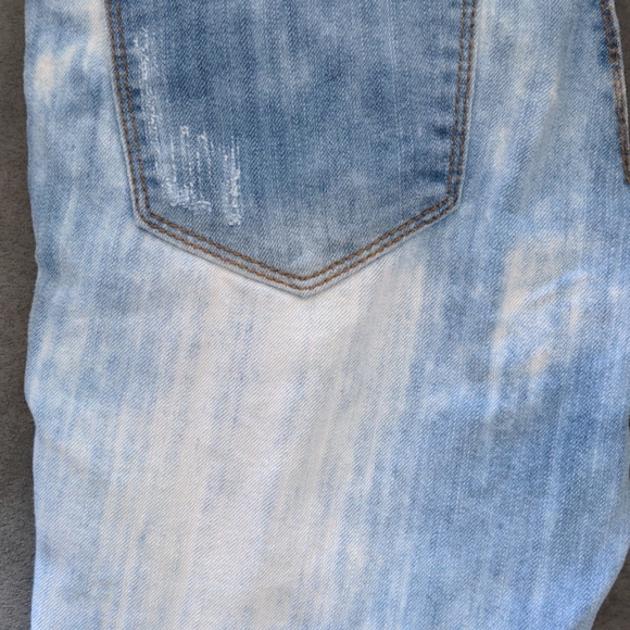 03 White Blue Ripped Jeans Seductions Sirens - Picture 8 of 13